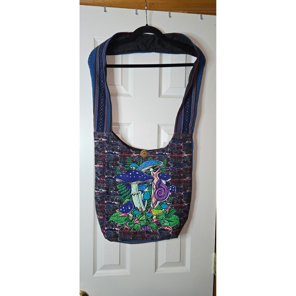 Women's Kathmandu Imports Shoulder Bag Mushrooms Boho Woodland Fairycore